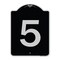 Signmission Sign with Number 5 Heavy-Gauge Aluminum Architectural Sign, 24" x 18", BS-1824-22894 A-DES-BS-1824-22894 - alternate 1
